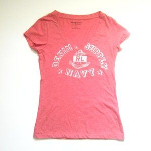 Denim & Supply Ralph Lauren V Neck Tshirt